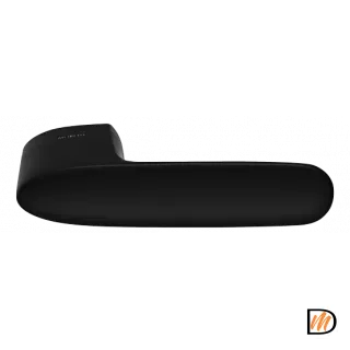 Ручка дверная UNIVERSE NERO раздельная без розетки, цвет черный, ЦАМ