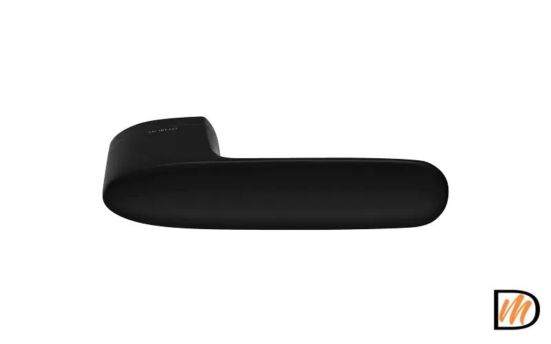 Ручка дверная UNIVERSE NERO раздельная без розетки, цвет черный, ЦАМ