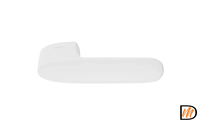 Ручка дверная UNIVERSE BIA раздельная без розетки, цвет белый, ЦАМ