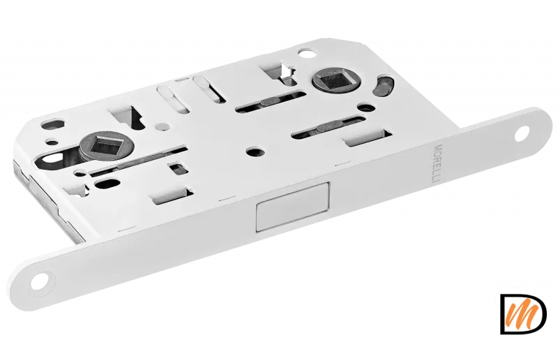 Замок межкомнатный TWICE M1885 W магнитый, цвет белый