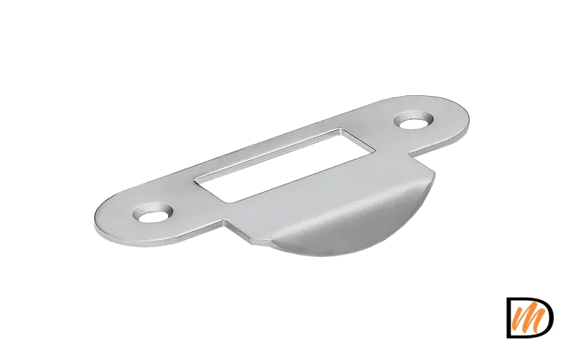 Ответная планка для замка Z1 SC с язычком, цвет матовый хром