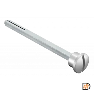 Четырехгранник LUX-SPINDLE-WC 110 CSA 110мм с кнопкой, цвет мат. хром