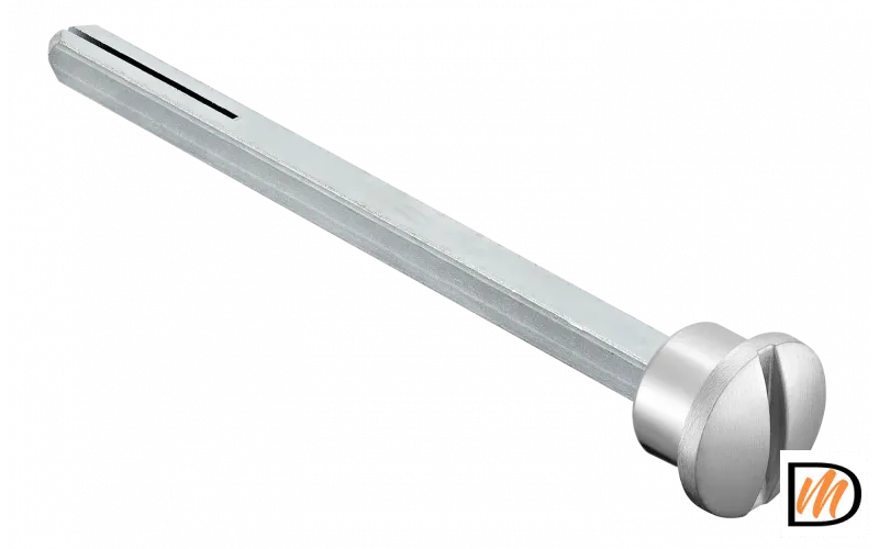 Четырехгранник LUX-SPINDLE-WC 110 CSA 110мм с кнопкой, цвет мат. хром