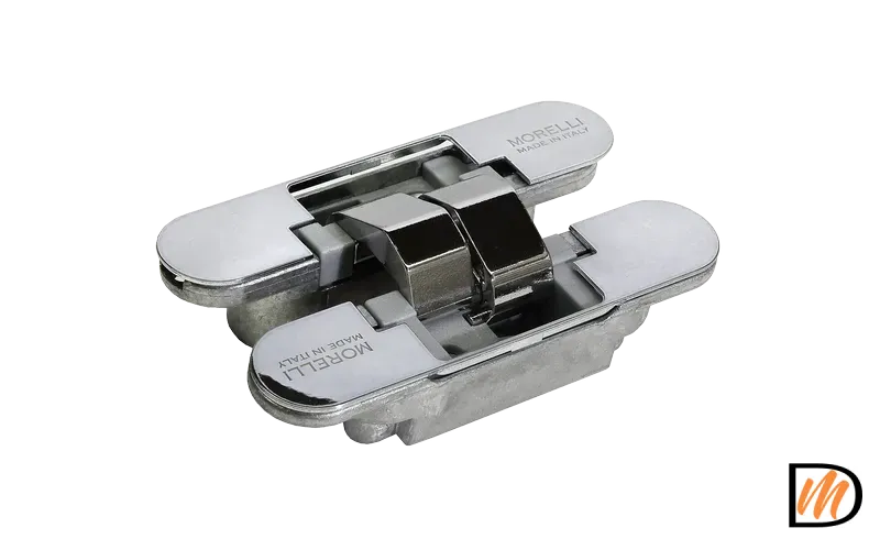 Петля скрытая HH-2 PC врезная с 3D-регулировкой вес полотна до 60 кг , цвет хром