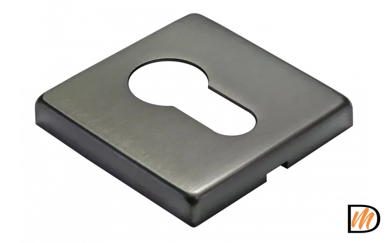 Накладка на евроцилиндр LUX-KH-SQ ANT квадратная, цвет антрацит