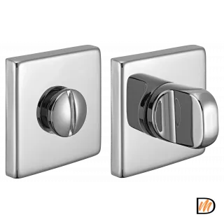 Завертка сантехническая LUX-WC-S5 CRO на квадратной розетке цвет хром