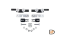 Комплект роликов для раздвижных дверей SLIDING SET 1 до 60kg