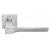 Ручка дверная FIORD S5 CSA раздельная на квадратной розетке 7 мм, цвет мат.хром, ЦАМ