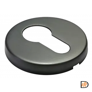 Накладка на замок LUX-KH-R ANT круглая под евроцилиндр, цвет антрацит