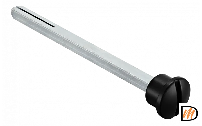 Четырехгранник LUX-SPINDLE-WC 110 NERO 110мм с кнопкой, цвет черный