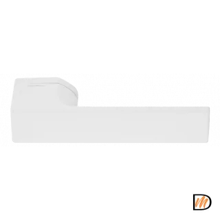 Ручка дверная SHUTTLE BIA раздельная без розетки, цвет белый, ЦАМ