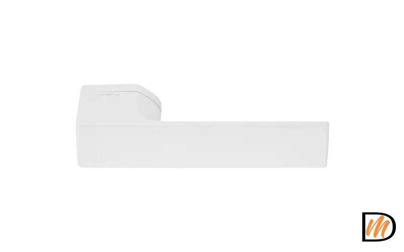 Ручка дверная SHUTTLE BIA раздельная без розетки, цвет белый, ЦАМ