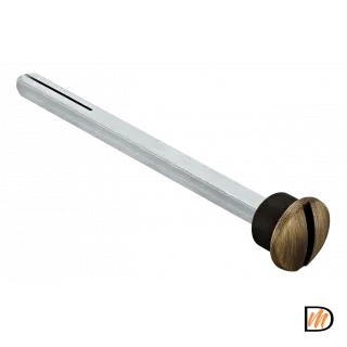 Четырехгранник LUX-SPINDLE-WC 110 CAFFE 110мм с кнопкой, цвет кофе