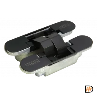 Петля скрытая HH-2 B врезная с 3D-регулировкой вес полотна до 60 кг, цвет черный