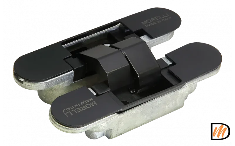 Петля скрытая HH-2 B врезная с 3D-регулировкой вес полотна до 60 кг, цвет черный