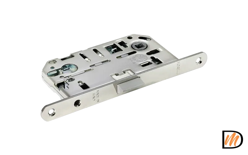 Замок межкомнатный IP L PC бесшумный под цилиндр, цвет хром