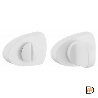 LUX-WC-UN BIA, завертка сантехническая, цвет - белый