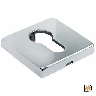 Накладка на евроцилиднр LUX-KH-S5 CRO квадратная, цвет хром