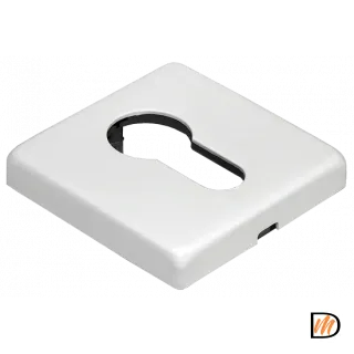 Накладка LUX-KH-SQ BIA на евроцилиндр, цвет белый