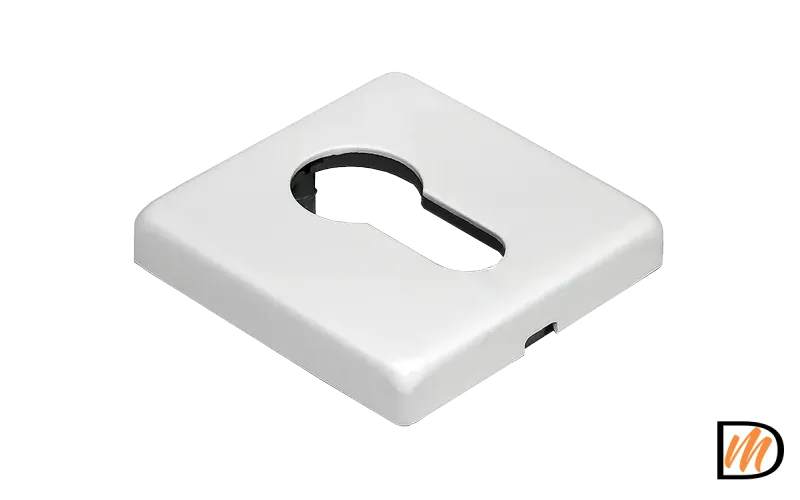 Накладка LUX-KH-SQ BIA на евроцилиндр, цвет белый