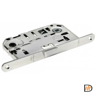 Замок межкомнатный IP WC PC бесшумный, сантехнический, цвет хром