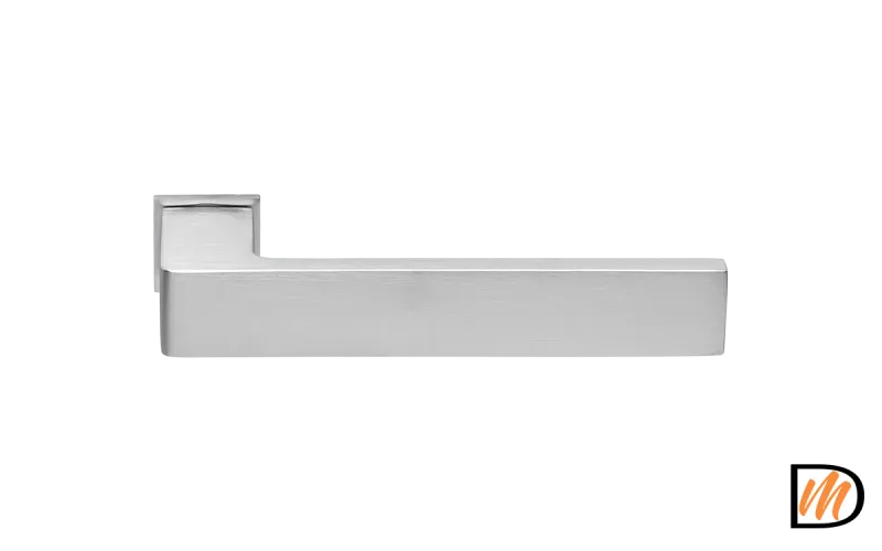 Ручка дверная HORIZONT-SM CSA раздельная без розетки, цвет мат. хром, ЦАМ