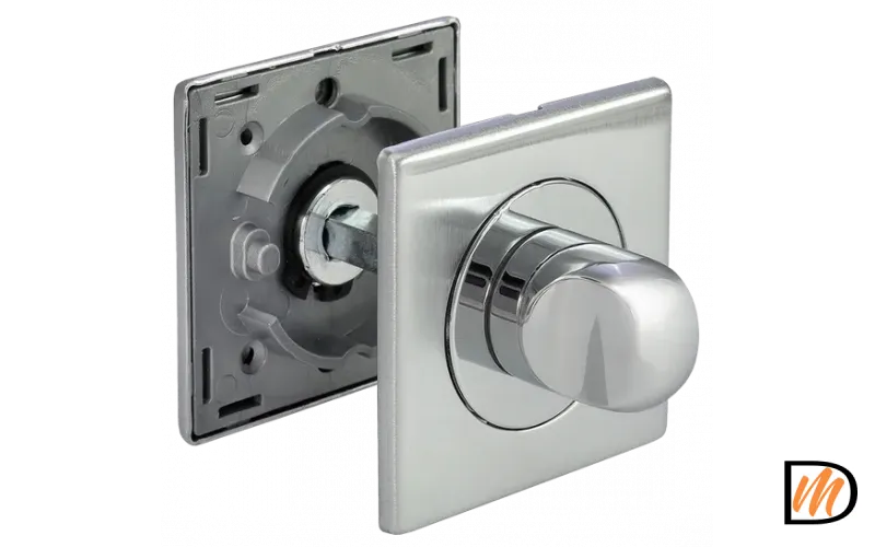 LUX-WC-S CSA/CRO, завертка сантехническая, цвет - мат. хром/хром