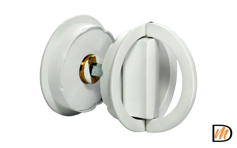 Завертка сантехническая TWICE WC BIA, цвет белый