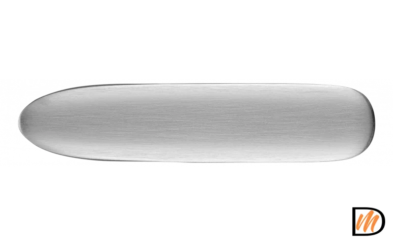 Ручка дверная UNIVERSE CSA раздельная без розетки, цвет матовый хром, ЦАМ