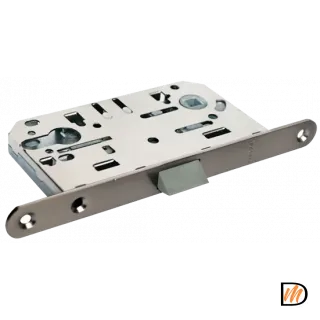 1885P BN, защелка бесшумная под цилиндр, цвет - черный никель