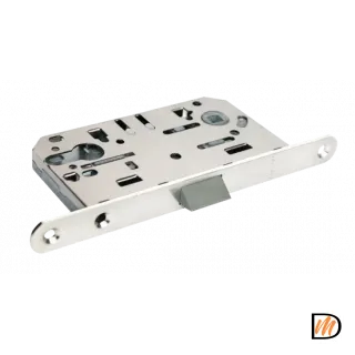 1885P SC, защелка бесшумная под цилиндр, цвет - матовый хром