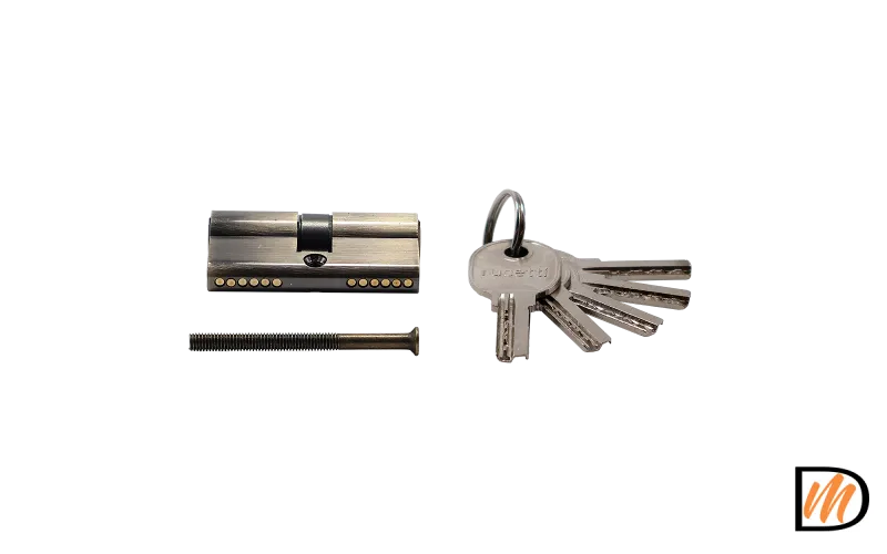 HS R60C AB, ключевой цилиндр высокой секретности (60мм), цвет - античная бронза