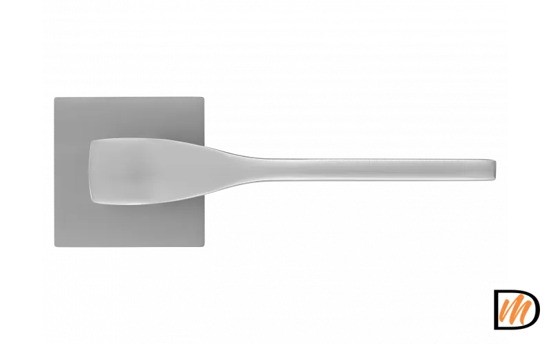 RAP 27 SLIM-S SC, ручка дверная на квадратной розетке 6 мм, цвет - мат.хром