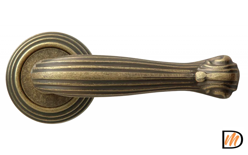 RAP-CLASSIC-L 4 OMB, ручка дверная, цвет - старая матовая бронза