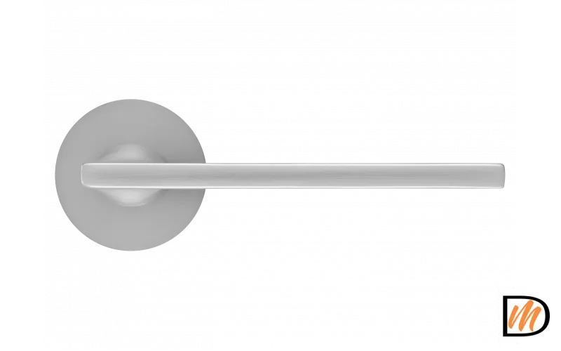 RAP 31 SLIM-R SC, ручка дверная на круглой розетке 6 мм, цвет - мат.хром