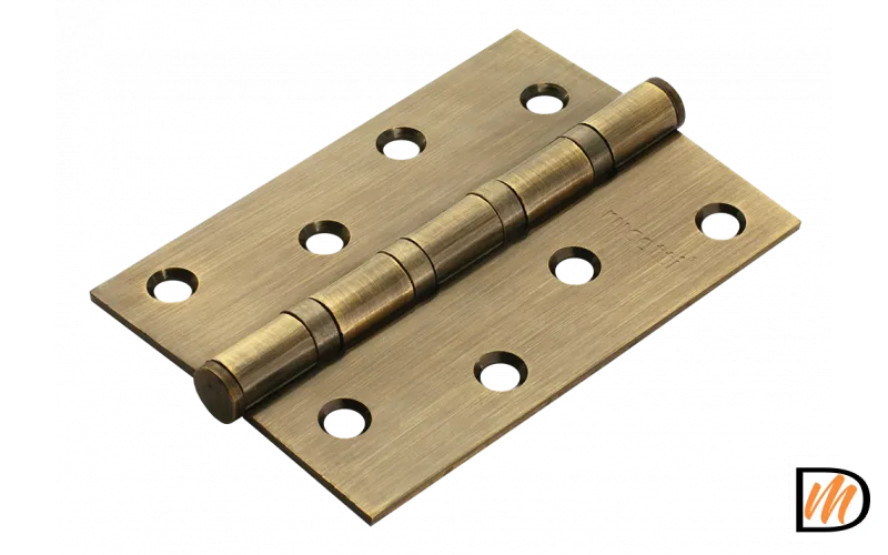 RS 100X70X2.5-4BB AB, петля стальная универсальная, античная бронза