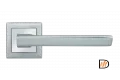 RAP 21-S SC/CP, ручка дверная на квадратной розетке 10 мм, цвет - мат.хром/хром