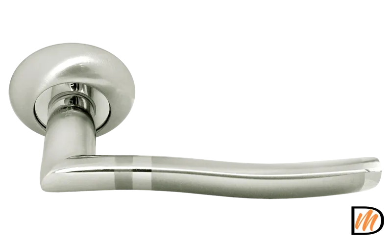 RAP 3 SN/CP -IND, ручка дверная, цвет - бел. никель/хром