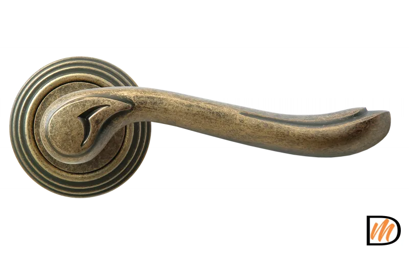 RAP-CLASSIC-L 6 OMB, ручка дверная, цвет - старая матовая бронза