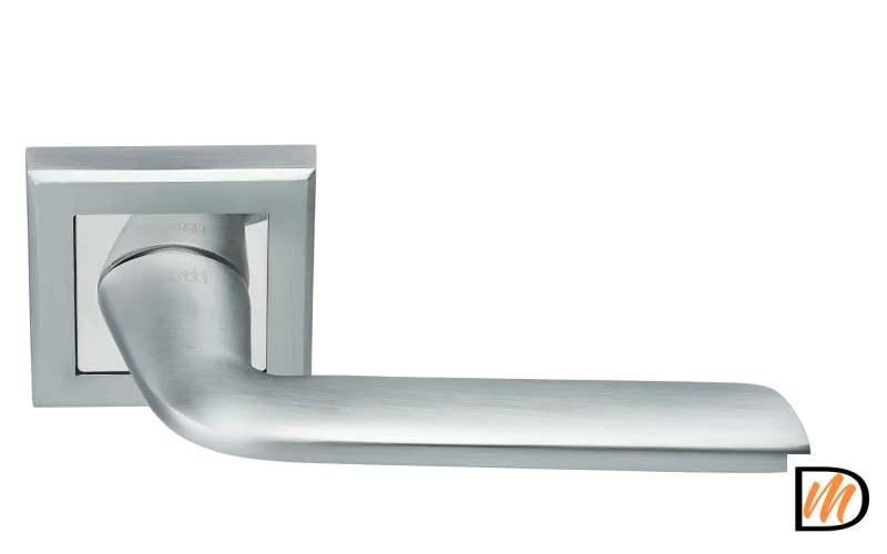 RAP 25-S SC/CP, ручка дверная на квадратной розетке 10 мм, цвет - мат.хром/хром