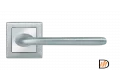 RAP 25-S SC/CP, ручка дверная на квадратной розетке 10 мм, цвет - мат.хром/хром