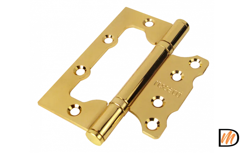 RFH-100*75*2,5 PG, петля стальная без врезки, золото