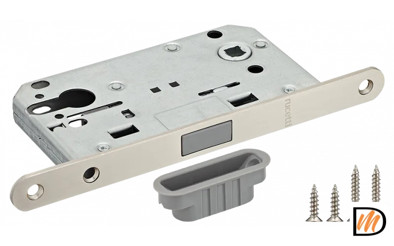 RM1885 SN, защелка магнитная под цилиндр, цвет - бел. никель