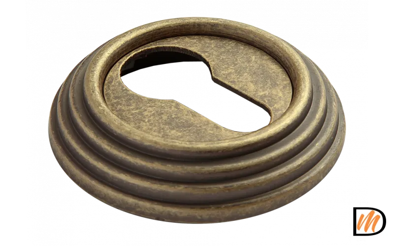 RAP-CLASSIC-L KH OMB, накладка на ключевой цилиндр, цвет - старая матовая бронза