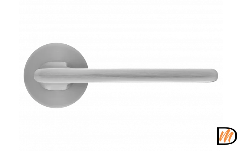 RAP 26 SLIM-R SC, ручка дверная на круглой розетке 6 мм, цвет - мат.хром