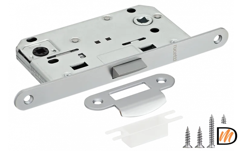 RP1895 SC, защелка бесшумная многофункциональная, цвет -  мат.хром