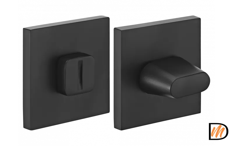 RAP WC SLIM-S BL, завёртка сантехническая на квадратной розетке 6 мм, цвет - черный