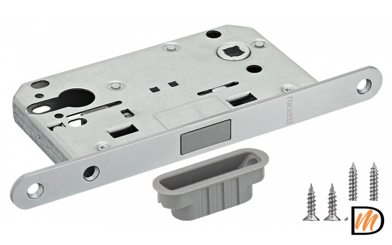 RM1885 SC, защелка магнитная под цилиндр, цвет - мат. хром