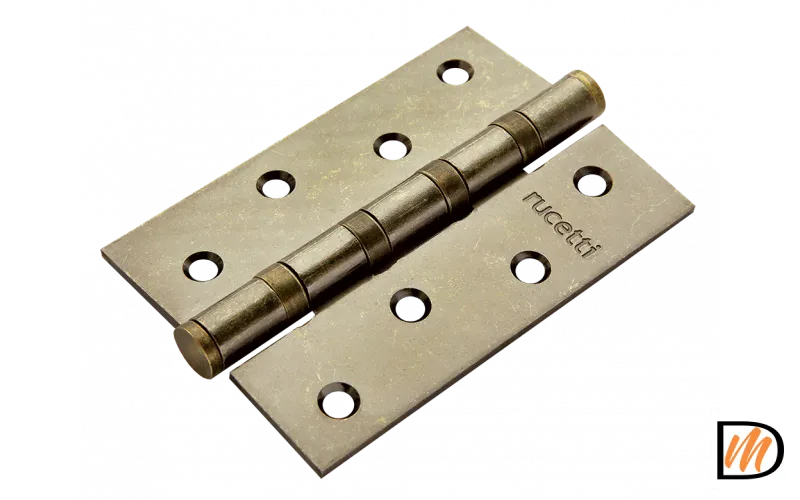 RS 100X70X2.5-4BB OMB, петля стальная универсальная, старая матовая бронза