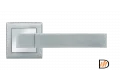 RAP 16-S SC/CP, ручка дверная на квадратной розетке 10 мм, цвет - мат.хром/хром